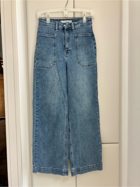 Altar'd State Denim - Altar'd State Light Blue Wide-Leg Denim Jeans